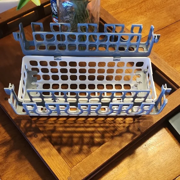 Chic Blue Geometric Storage Basket - Picture 2 of 2